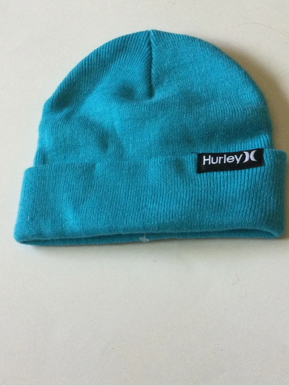 HURLEY YOUTH KNIT BEANIE TURQUOISE BLUE NWOT